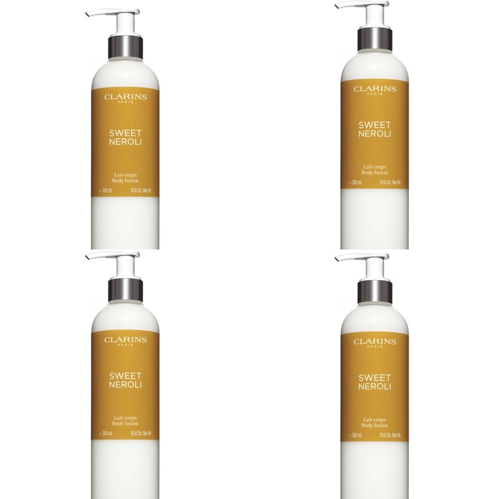 Clarins Sweet Neroli Body Lotion x 4